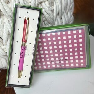 Kate Spade Pink Pen and Notebook Set